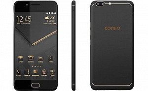 Comio S1 Royal Black Front,Back And Side
