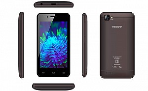 Karbonn A40 Indian Coffee Brown Front,Back And Side