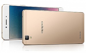 Oppo A53 Gold Front And Back