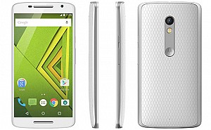 Motorola Moto X Play White Front,Back And Side