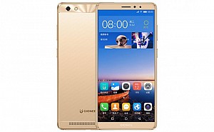 Gionee M7 Mini Gold Front And Back