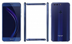 Huawei Honor 8 Sapphire Blue Front,Back And Side