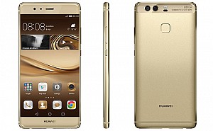 Huawei P9 Prestige Gold Front,Back And Side
