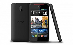 HTC Desire 210 Black Front,Back And Side
