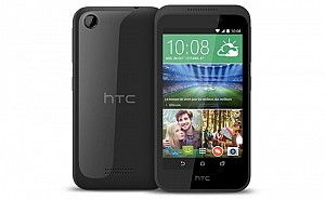 HTC Desire 320 Meridian Gray Front And Back
