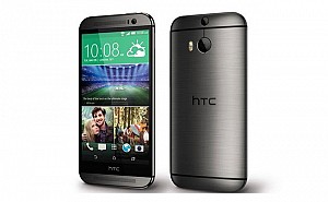 HTC One M8s Gunmetal Grey Front,Back And Side