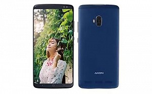 ZTE Axon 9 Blue Front And Back