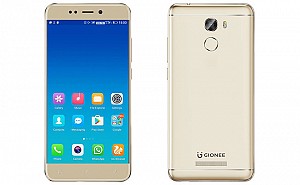 Gionee X1S Gold Front And Back