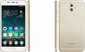 Gionee S9 Gold Front,Back And Side