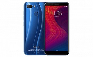 Lenovo K5 Play Jazz Blue Front And Back