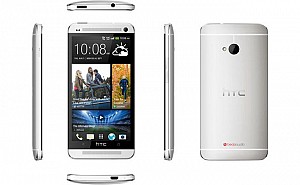HTC One Dual Sim Silver Front,Back And Side