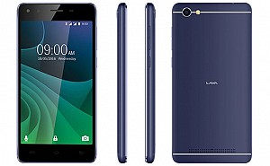 Lava A77 Blue Front,Back And Side