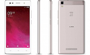 Lava Z80 Gold Front,Back And Side