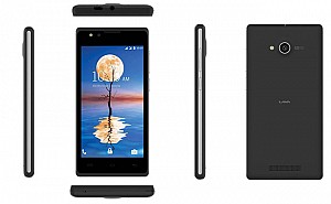 Lava A59 Black Front,Back And Side