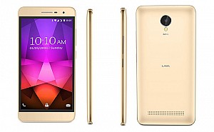 Lava X46 Gold Front,Back And Side