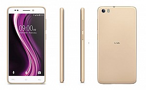 Lava X81 Gold Front,Back And Side