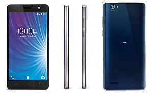 Lava X50 Blue-Silver Front,Back And Side