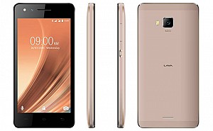 Lava A68 Gold Front,Back And Side