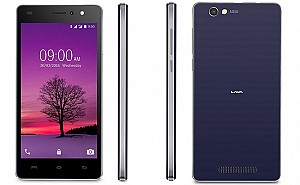 Lava A72 Blue-Black Front,Back And Side
