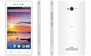 Lava Flair Z1 White Front,Back And Side