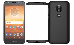 Motorola Moto E5 Play Black Front,Back And Side