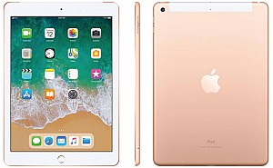 Apple iPad (2018) Wi-Fi + Cellular Gold Front,Back And Side