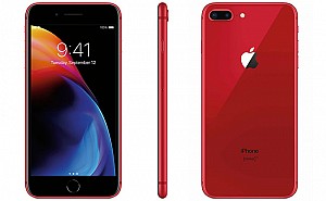 Apple iPhone 8 Plus Red Front,Back And Side