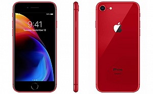 Apple iPhone 8 Red Front,Back And Side