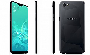 Oppo A3 Black Front,Back And Side