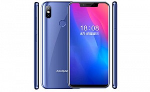 Coolpad M3 Front, Side and Back