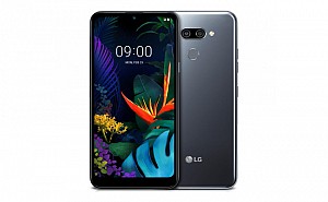 LG K50 Front and Back