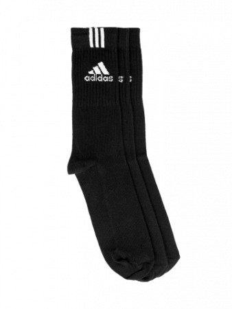 Adidas Unisex Pack of 3 Black Socks00