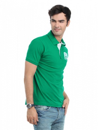 Locomotive Men Green T Shirt001