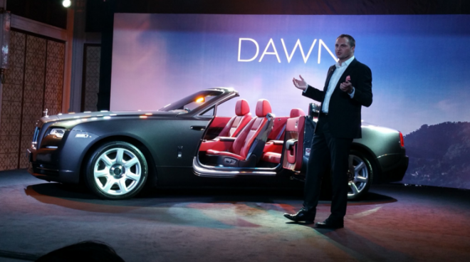 Rolls Royce Dawn Convertible India launch today 