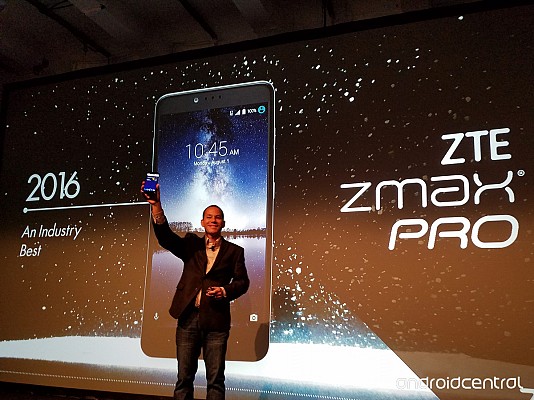 ZTE Unveiled ZMax Pro With Fingerprint Sensor For INR 6,600