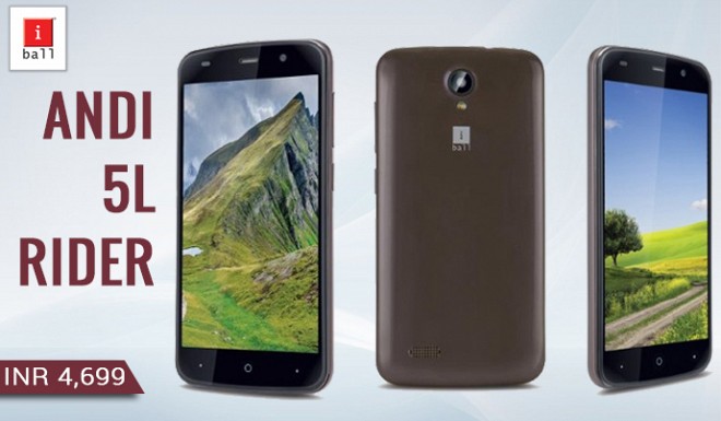 iBall unveils iBall Andi 5L Rider in India for INR 4,699