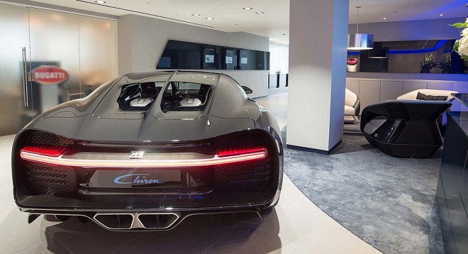 Bugatti's New Redesigned London Showroom