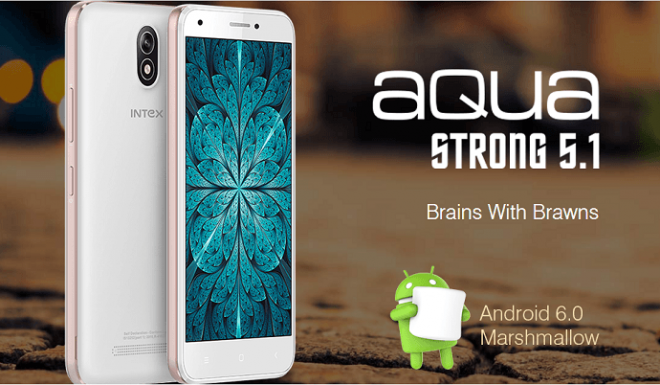 Intex Aqua Strong 5.1 Launched With Front Flash For INR 5,599