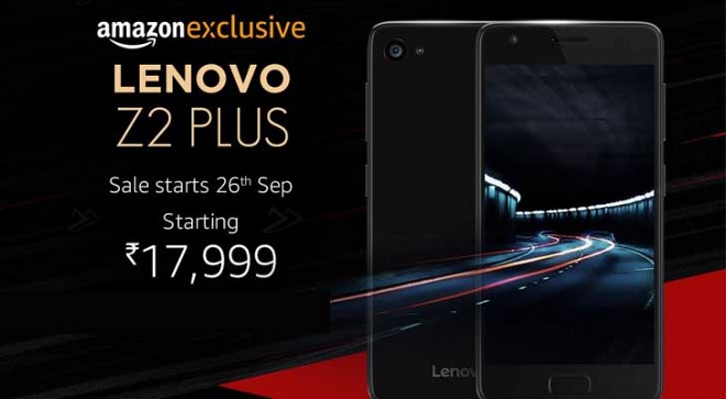Lenovo Launches Z2 Plus with various advanced features and two storage variant starting at INR 17,999