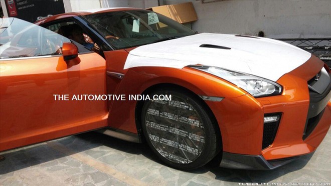 2017 Nissan GT-R Spotted at Indian Dealership