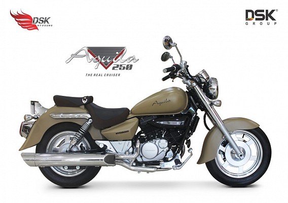 DSK Hyosung Aquila 250 Limited Edition Desert Brown Launched in India