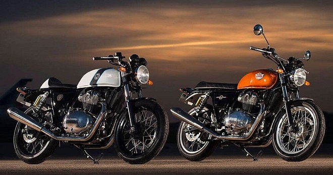 Royal Enfield Interceptor INT 650 and Contiental GT 650