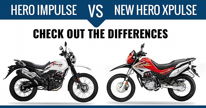 Hero Impulse Vs New Hero Xpulse- Check Out the Differences