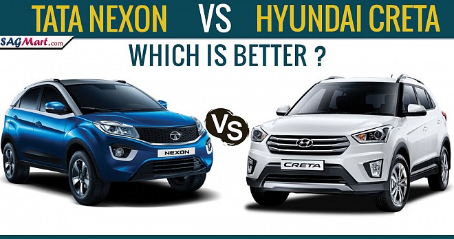 Tata Nexon vs Hyundai Creta