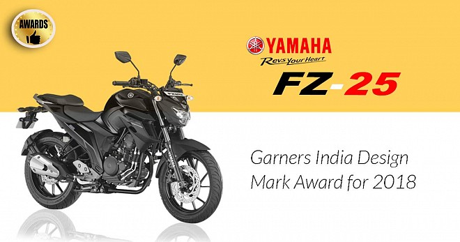 Yamaha FZ25 India Design Mark Award
