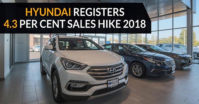 Hyundai Registers 4.3 Per cent Sales Hike 2018