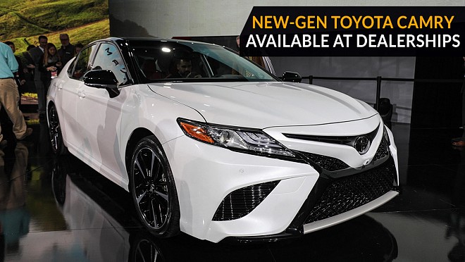 Toyota Camry Available At Dealerships