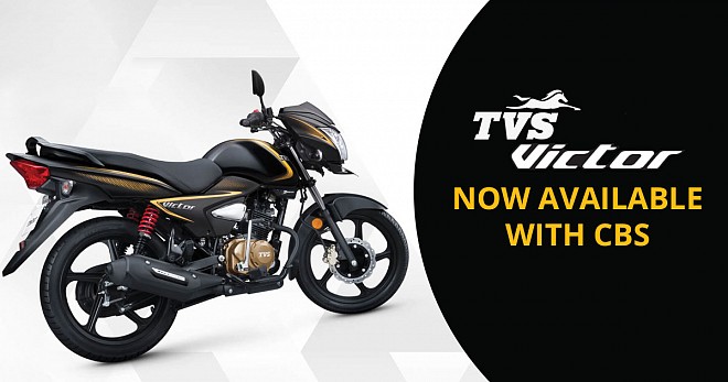 TVS Victor Now Available with CBS