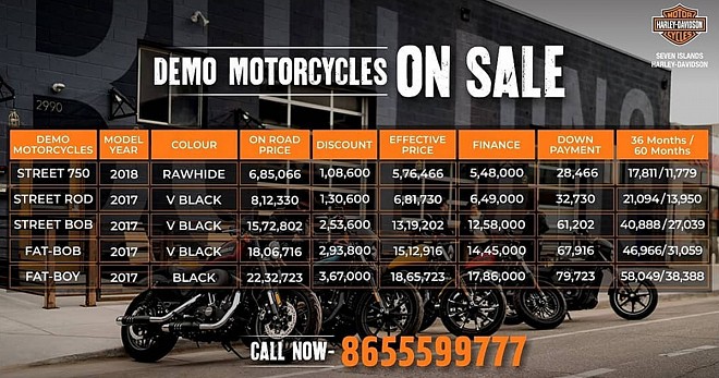 Harley Davidson Street Road Discount Offers