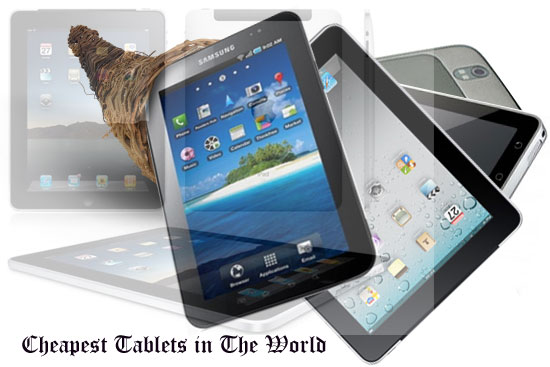 cheapest tablets world